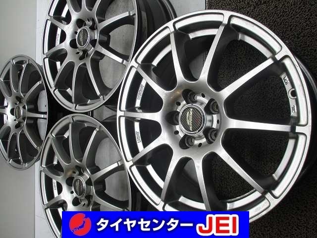 16インチ シュナイダー 6.5J+48 100 プリウス/86 中古アルミホイール【4本セット】送料無料(A16-5139)拍卖