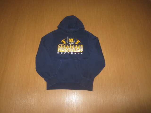 古着 SPORT-TEK スウェットパーカ ネイビーS フード フーディー スウェットシャツ トレーナー パーカー プルオーバー拍卖