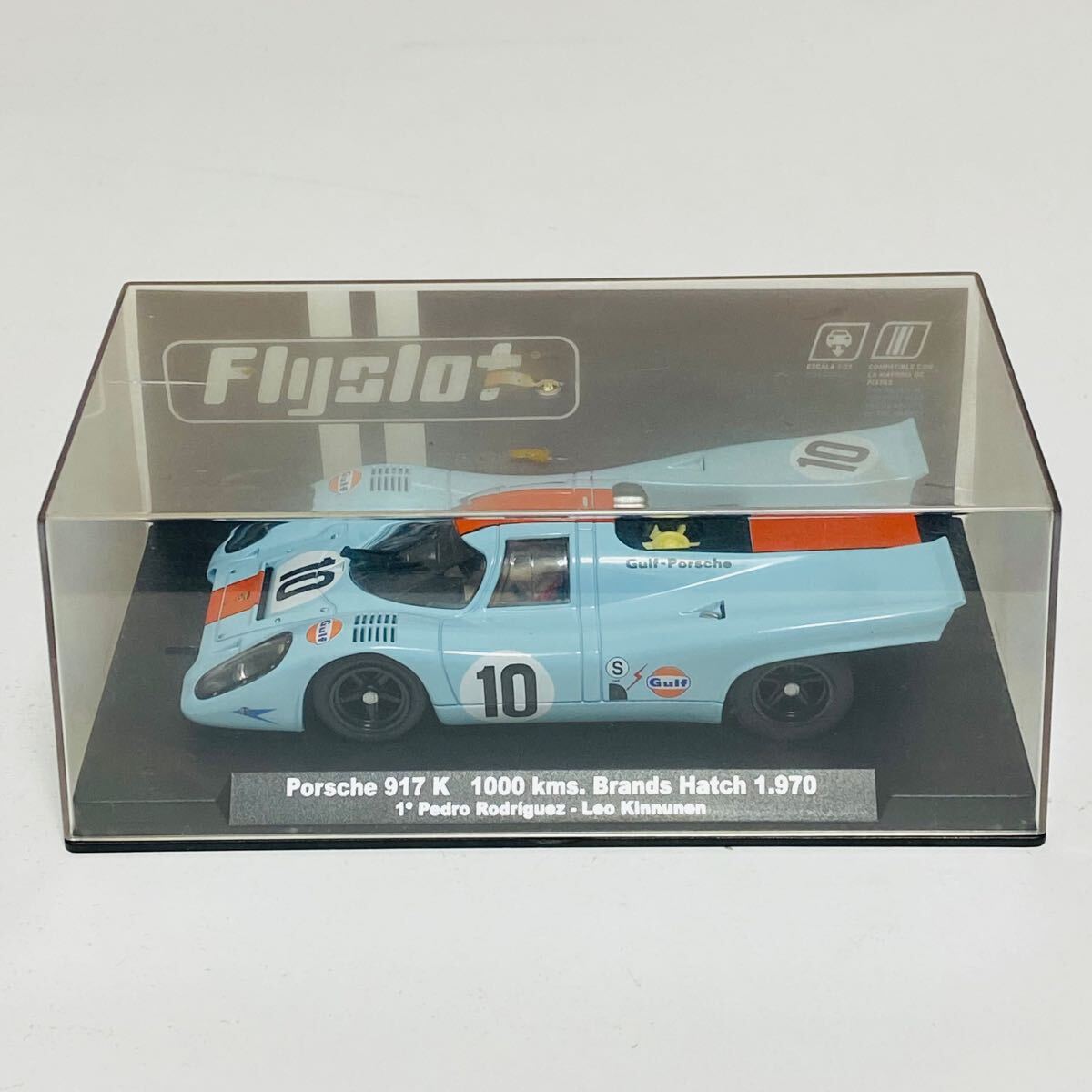 【中古品】Flyslot フライスロット 1/32 Porsche 917K 1000kms. Brands Hatch 1.970 1 Pedro Rodriguez Leo Kinnunen Gulf 動作未確認拍卖