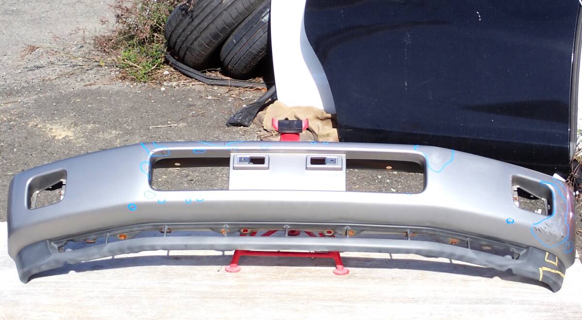 H12 GF-RHNB14 RFNB14 ラシーン RASHEEN 4WD AT SR18 後期 純正 フロント バンパー / 62022-98Y00 / カラーBS5 / 110628km拍卖