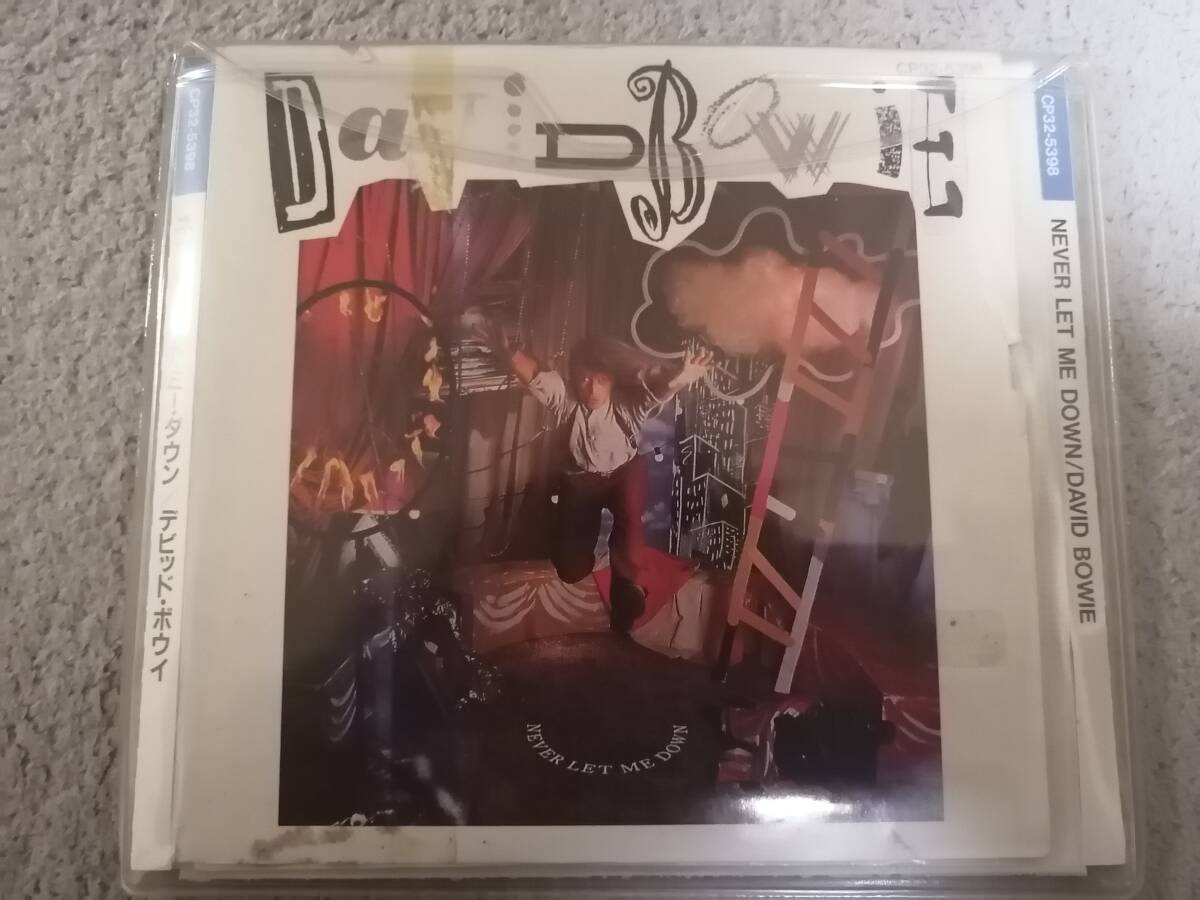 中古CD/DAVID BOWIE/NEVER LET ME DOWN/TOO DIZZY レンタル落ち訳あり拍卖