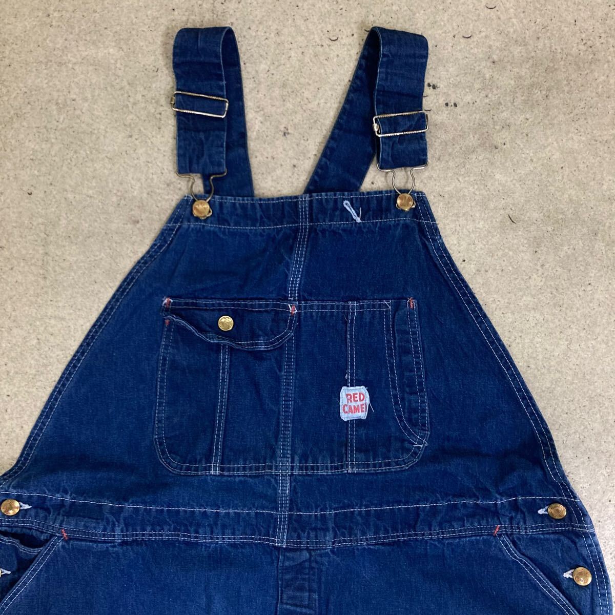 Red Camel オーバーオール ローバック 50〜60's ビンテージ 古着  ペインター サロペット USA製 ビンテージ ヴィンテージ ヘラクレス 拍卖