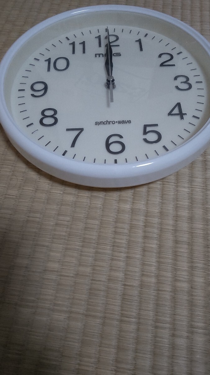 MAG ノア精密株式会社 電波掛時計 白拍卖