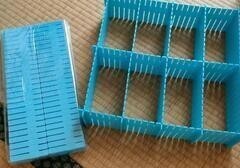 【収納・仕切り】引き出しオーガナイザー 水色 24個セット拍卖