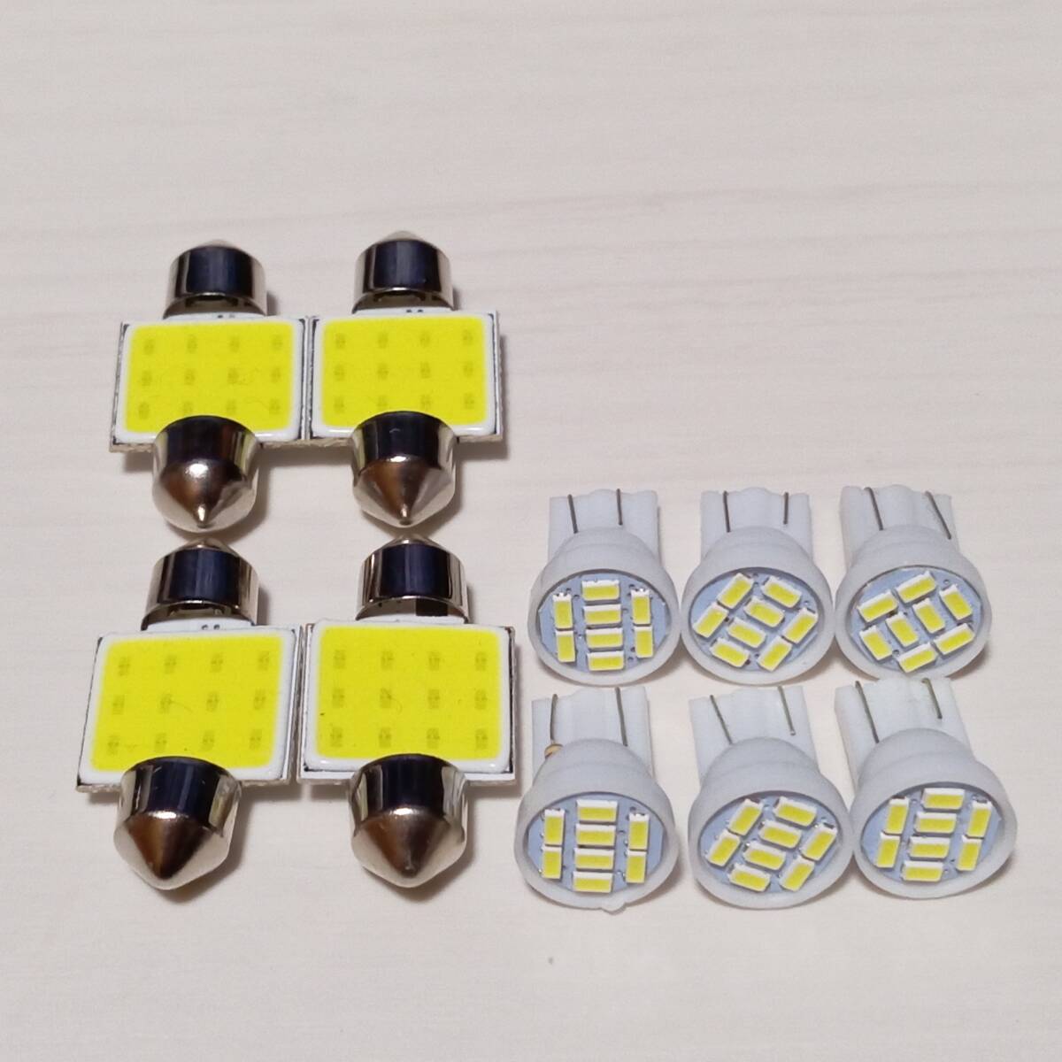 100系 ランドクルーザー 超爆光!T10 LED ルームランプ ナンバー灯 スモール 10個セット トヨタ ランクル /t31/8拍卖