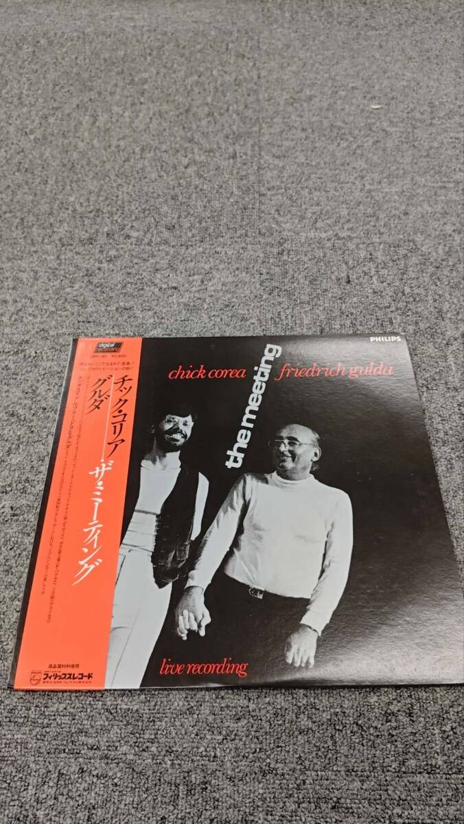 帯付き LP ザ・ミュージック/チック・コリア グルダ THE MEETING/Chick corea & Friedrich Gulda :28PC-86/NL122199拍卖