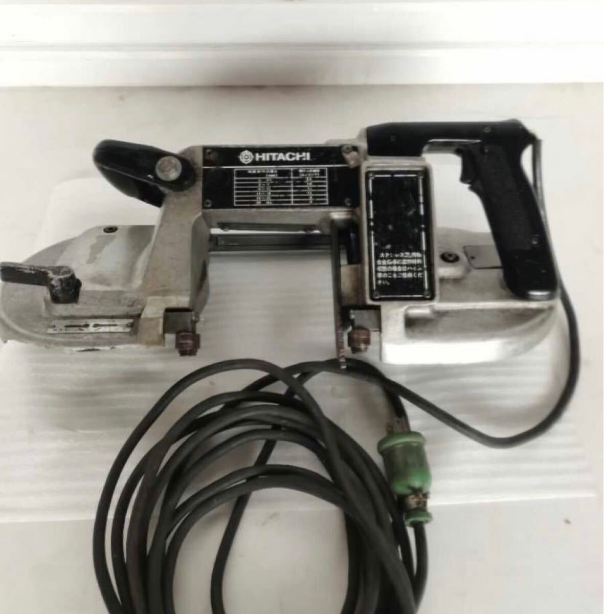 簡易動作確認済み中古品 HITACHI 日立工機 ロータリ バンドソー CB10f. H6拍卖