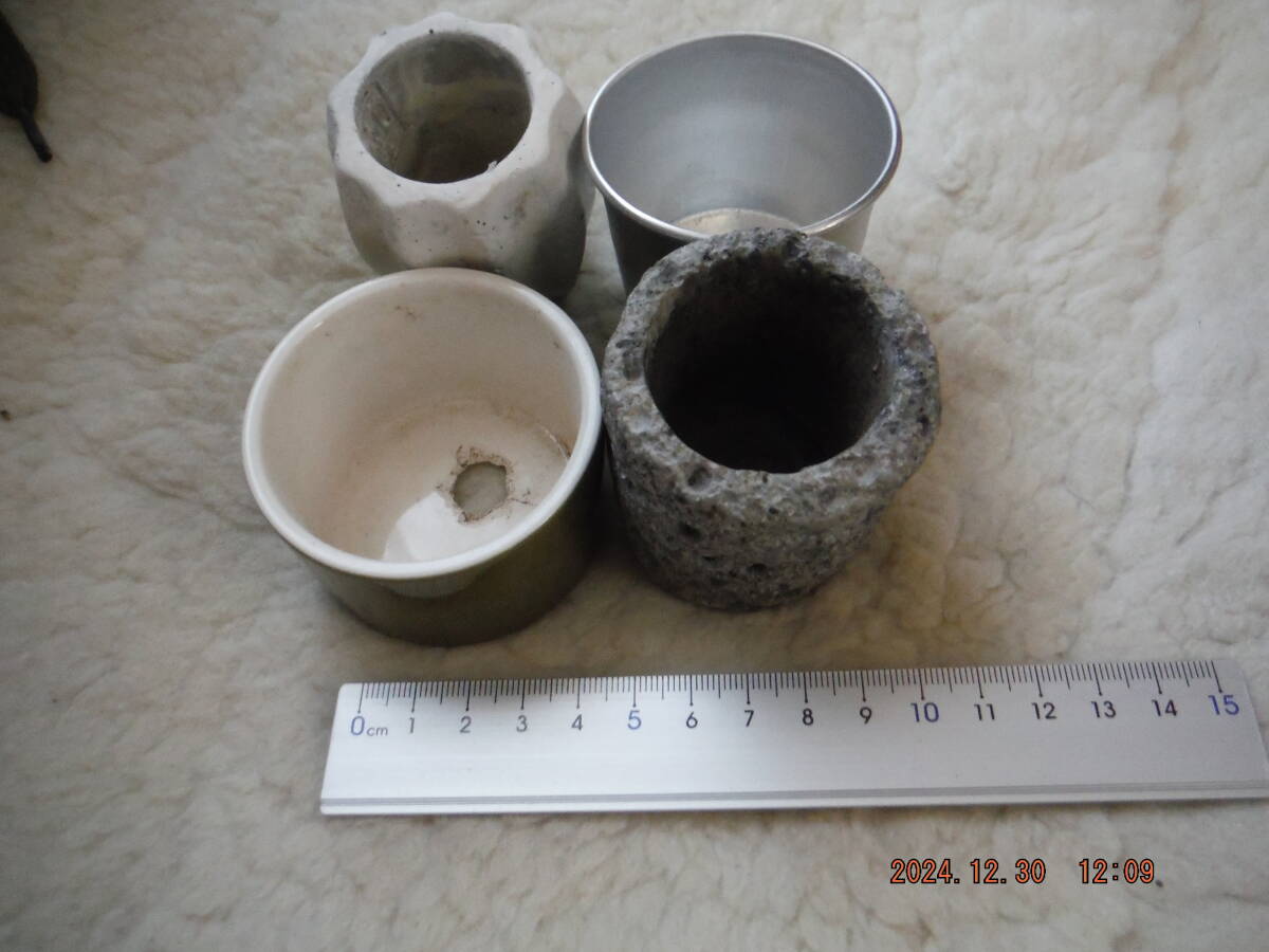 小さい 植木鉢 4個 盆栽、サボテン、観葉植物 その他 レターパックプラス発送拍卖