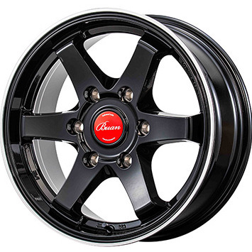 【在庫あり】送料無料 廃盤 KBレーシング ブラックリングカット 16×6.5J+38 6-139.7 4本価格! ハイエース・キャラバン ホイールのみ拍卖