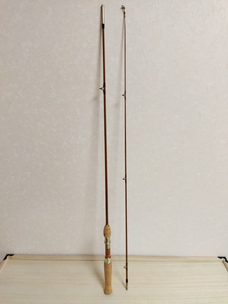 ※ 希少品 美品 道楽 バンブーロッド Dowluck 6'0" 2ピース 6feet エビス 竿袋付き ※拍卖