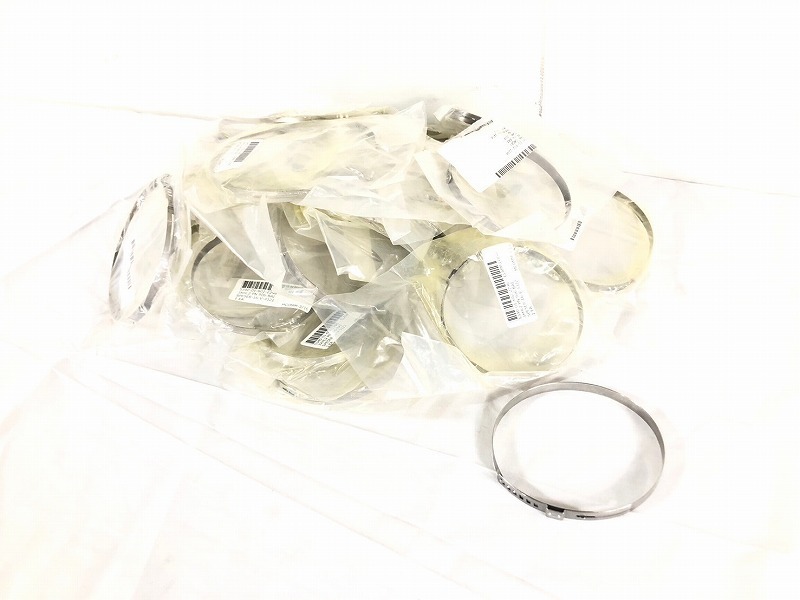 【米軍放出品】未使用品 アジャスタブルクランプ ホースクランプ ホースバンド 長さ41cm 直径10~11cm 40本 締め金具 (80)☆CL25F拍卖