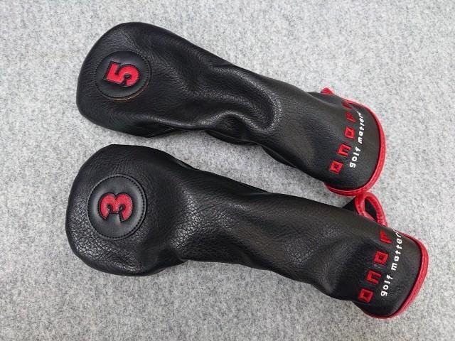 グローブライド 2022 ONOFF FAIRWAY ARMS AKA オノフ 赤 3W用 & 5W用 2個セット フェアウェイウッド用 ヘッドカバー 未使用品拍卖