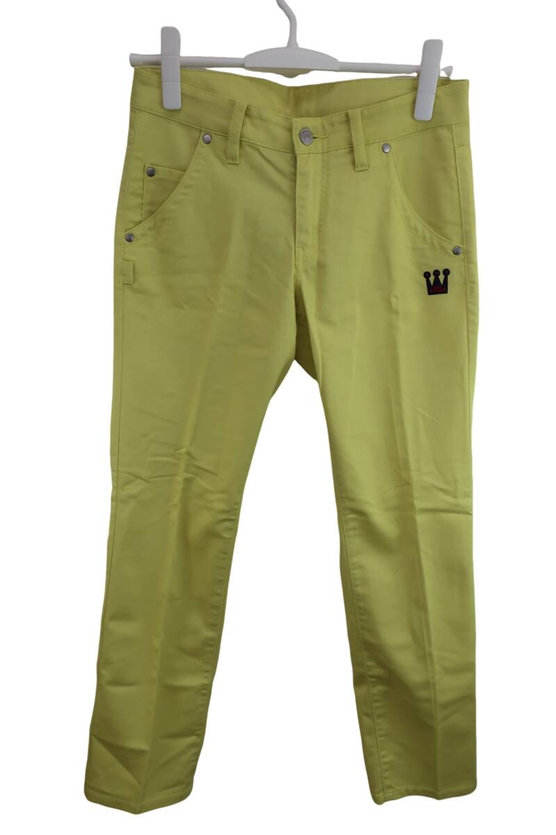 【30%オフ】PEARLY GATES(パーリーゲイツ) パンツ 黄色 レディース 0 055-131555 ゴルフ用品 2411-0841 中古拍卖