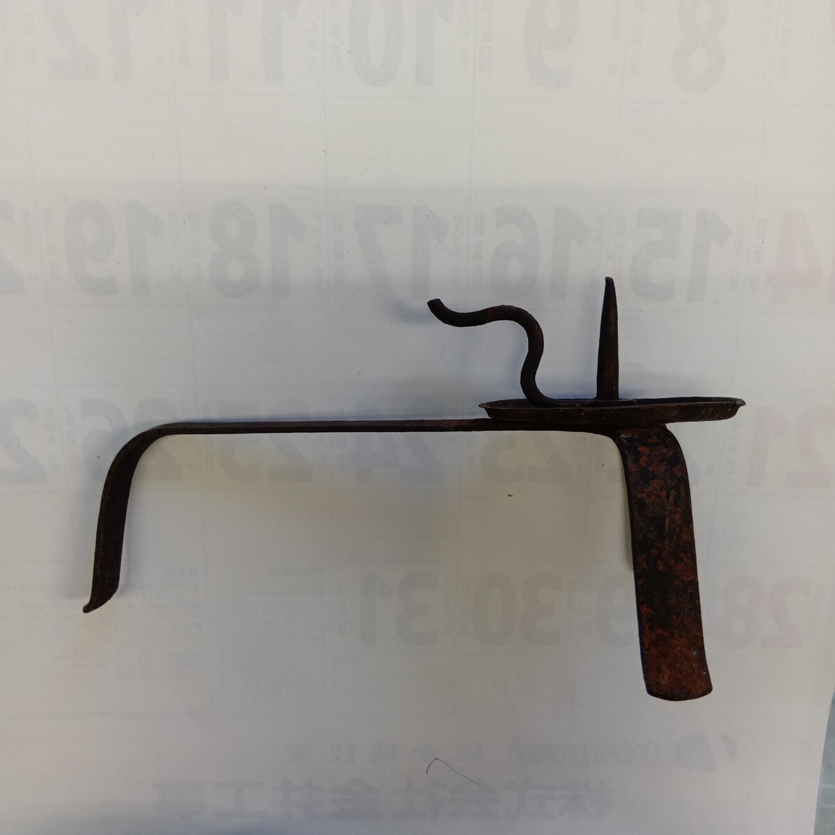 燭台 手持ち燭台 本歌 蔵出し品 時代物 古美術拍卖