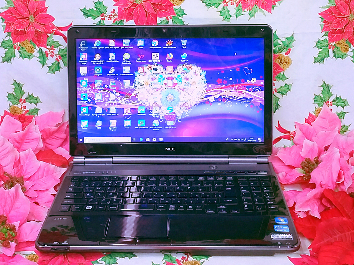 新型Windows11搭載/爆速2世代Core-i7/大人気NEC LAVIEブラック色/ブルーレイ/ソフト多数/大容量SSD512/メモリ8GB/DVD焼き/オフィス拍卖