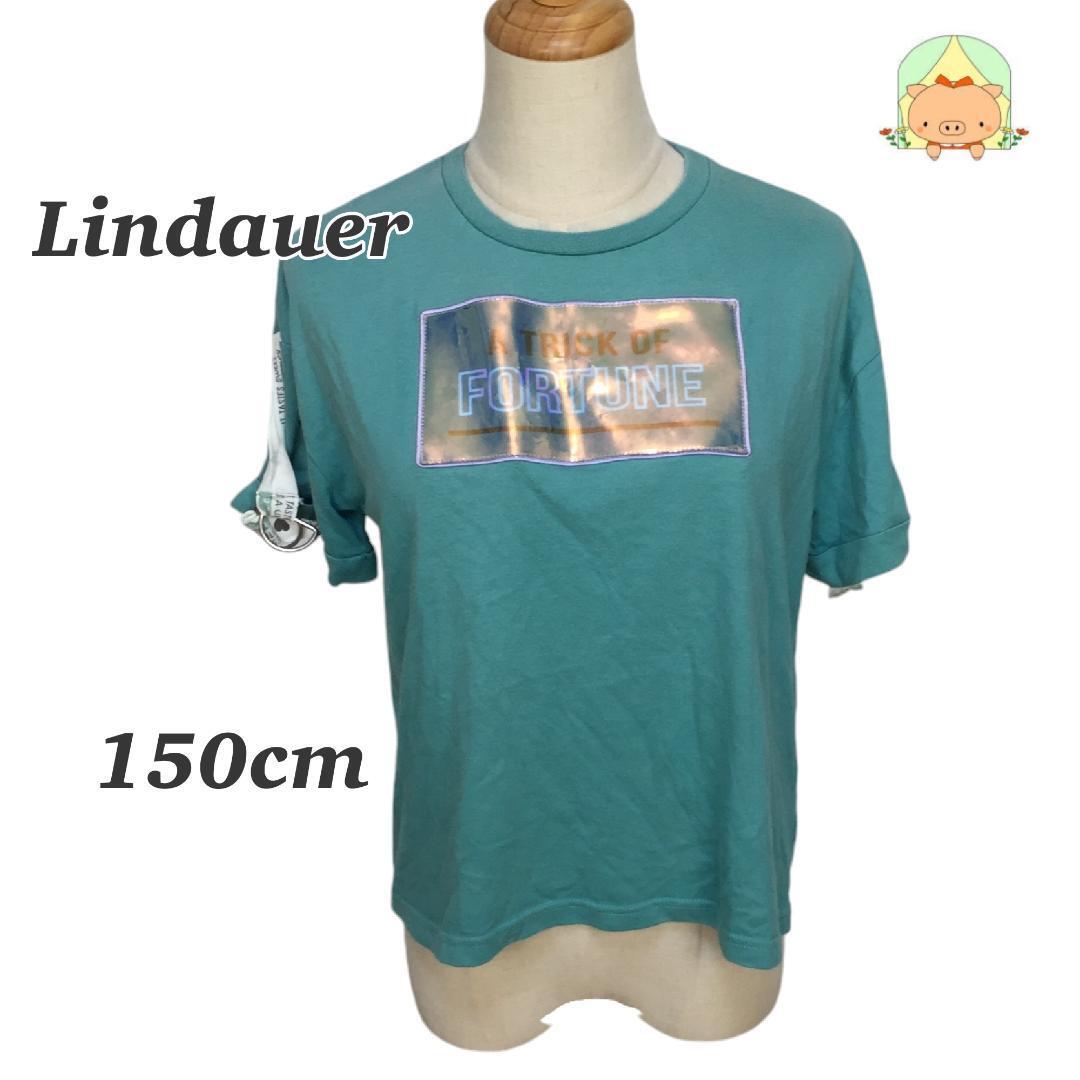CA0332 リンドール クルーネック 飾り紐 かっこいい プリント キッズ 半袖 Tシャツ 【150cm】拍卖