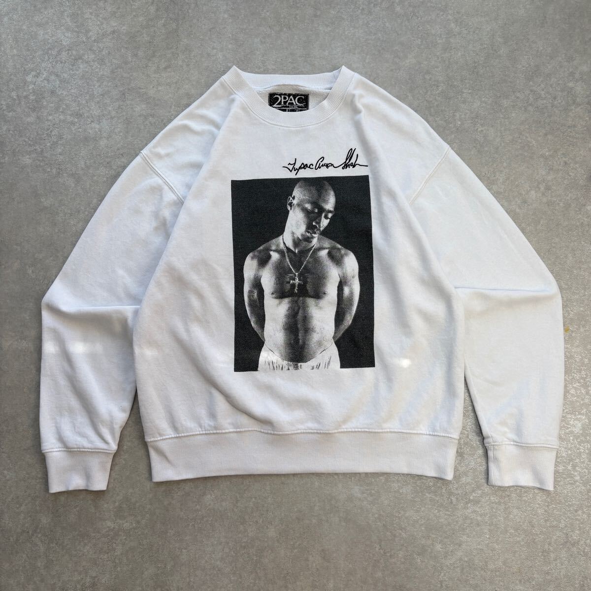 古着 2PAC HIPHOP ヒップホップ フォトプリント スウェット 拍卖
