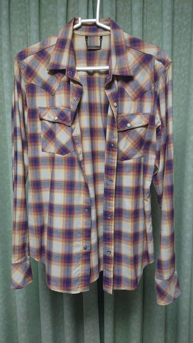 monkey time ユナイテッドアローズ モンキータイム ウエスタンシャツ Mサイズ 管理№F254拍卖