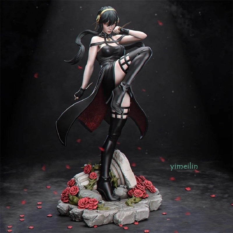 【 ヨル 暗殺衣装ver / スパイファミリー 】23cm 樹脂 レジン ガレキ ガレージキット 3D 未塗装 未組立拍卖