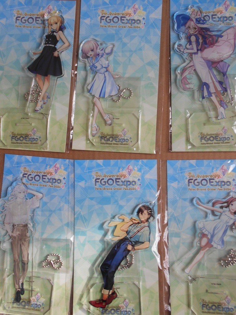 アニプレックス Fate/Grand Order 【FGO Fes. 2024】メインビジュアル アクリルマスコット全6種セット拍卖