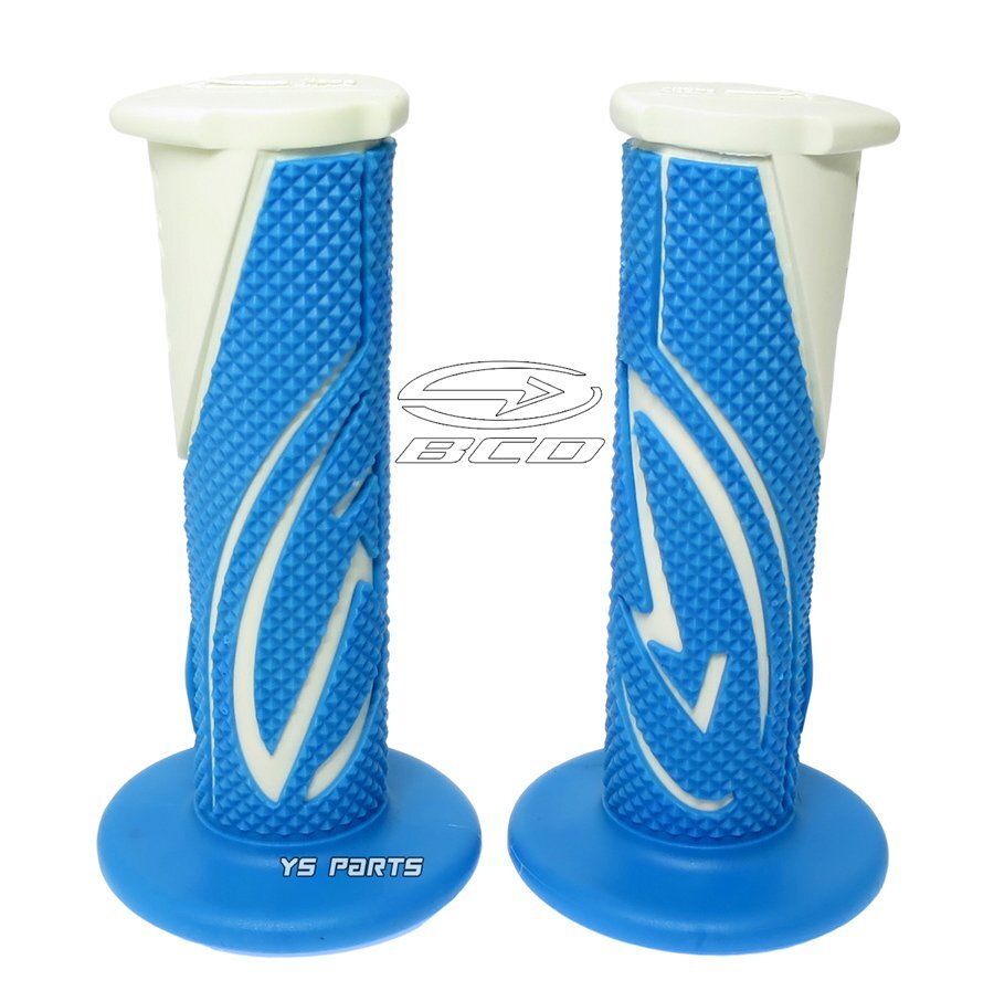 BCDデュアルグリップ水色白ダンク/DUNK/ジョルノ/ズーマー50/ズーマーX/FTR223/FTR250/VTR250/CB400SF/CBR400RR/CBR600RR/CBR900RR等拍卖