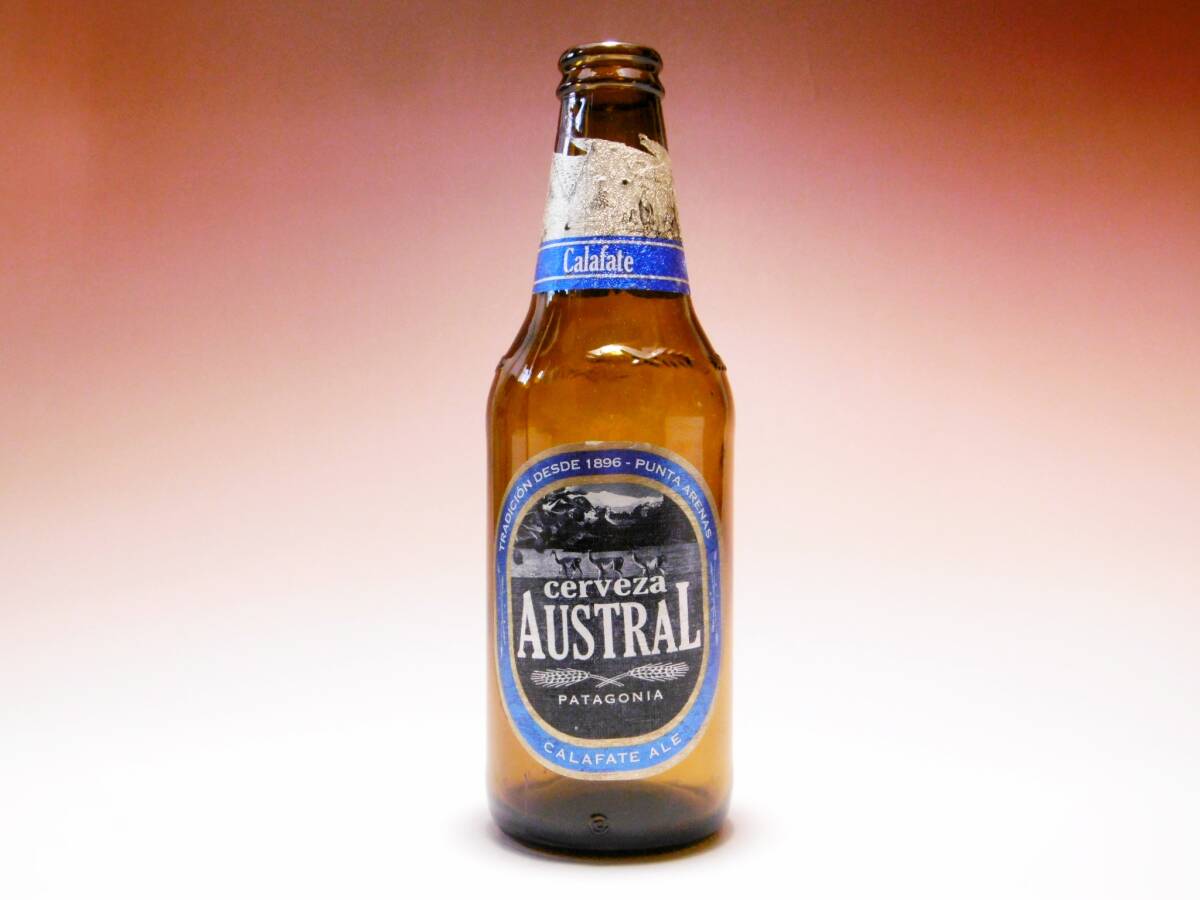 ビール瓶 cerveza AUSTRAL PATAGONIA イースター島 モアイ像 空き瓶 とても希少 拍卖