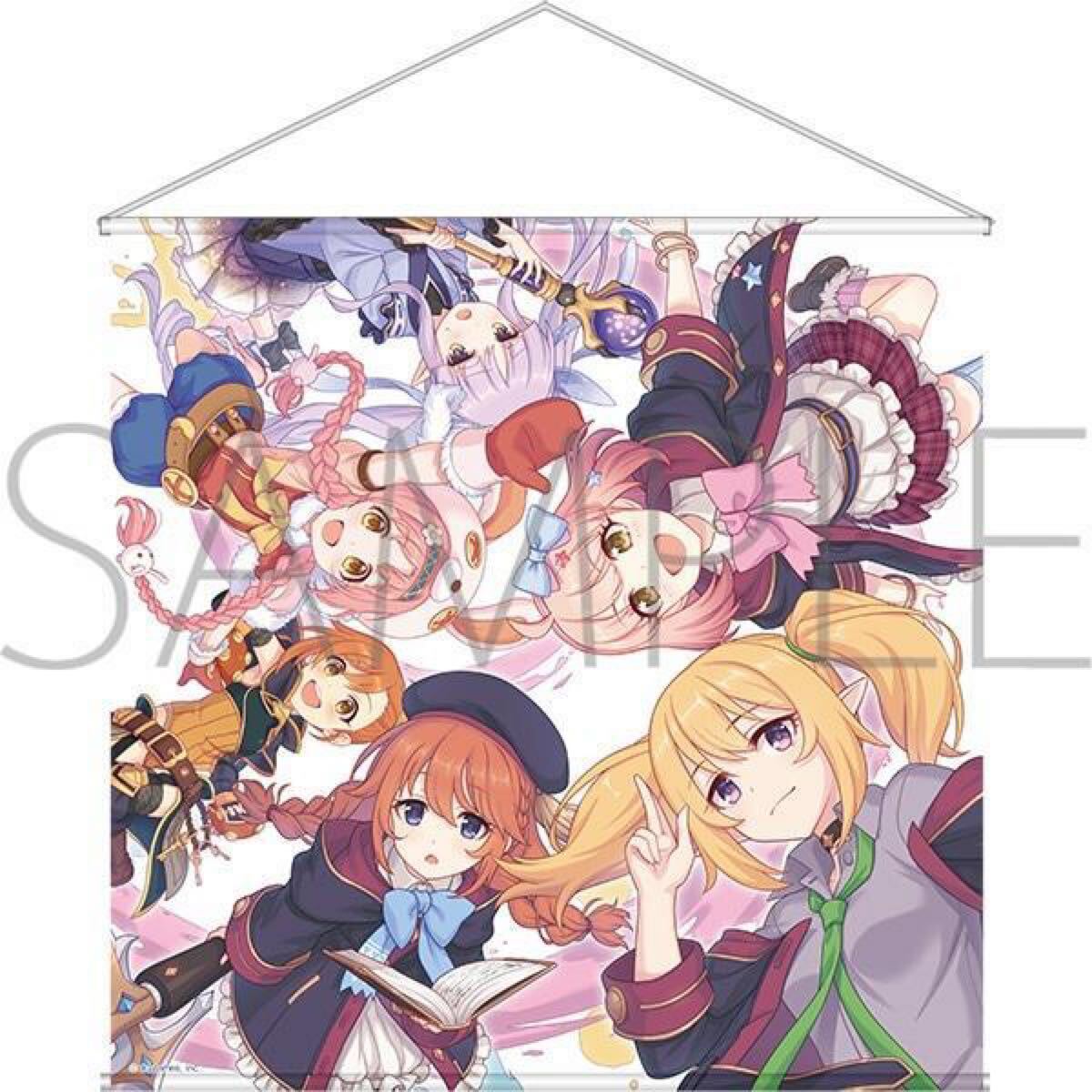 プリンセスコネクト B2タペストリー ユニ クロエ チエル ミソギ キョウカ ミミ拍卖