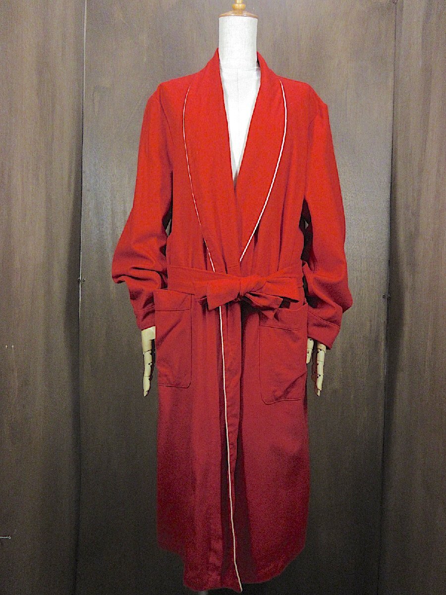 ビンテージ70's●PENDLETONウールガウン赤size L●241202z3-m-gwnペンドルトンメンズ古着バスローブ拍卖