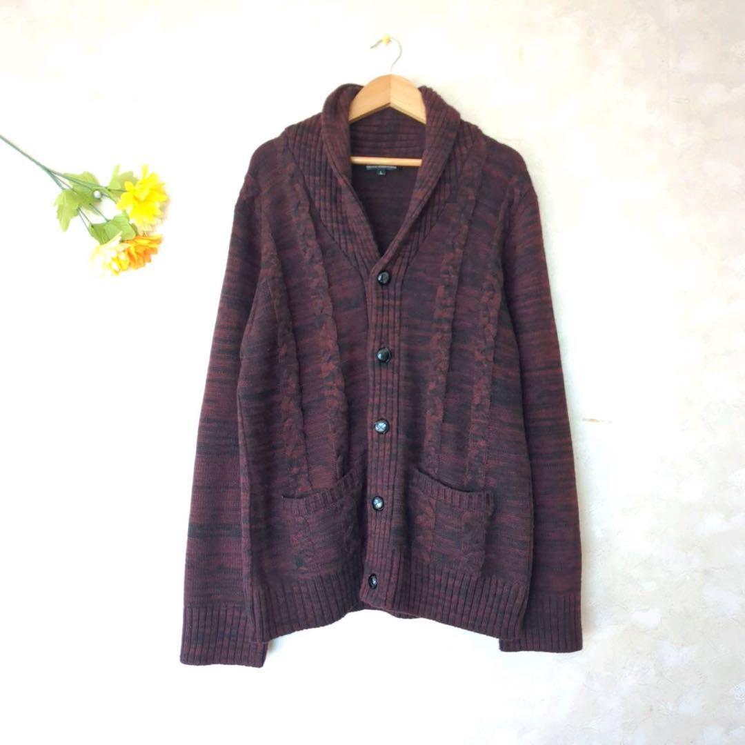 【L】ジルブレイズ JILL BLAZE ニットショールカーディガン拍卖