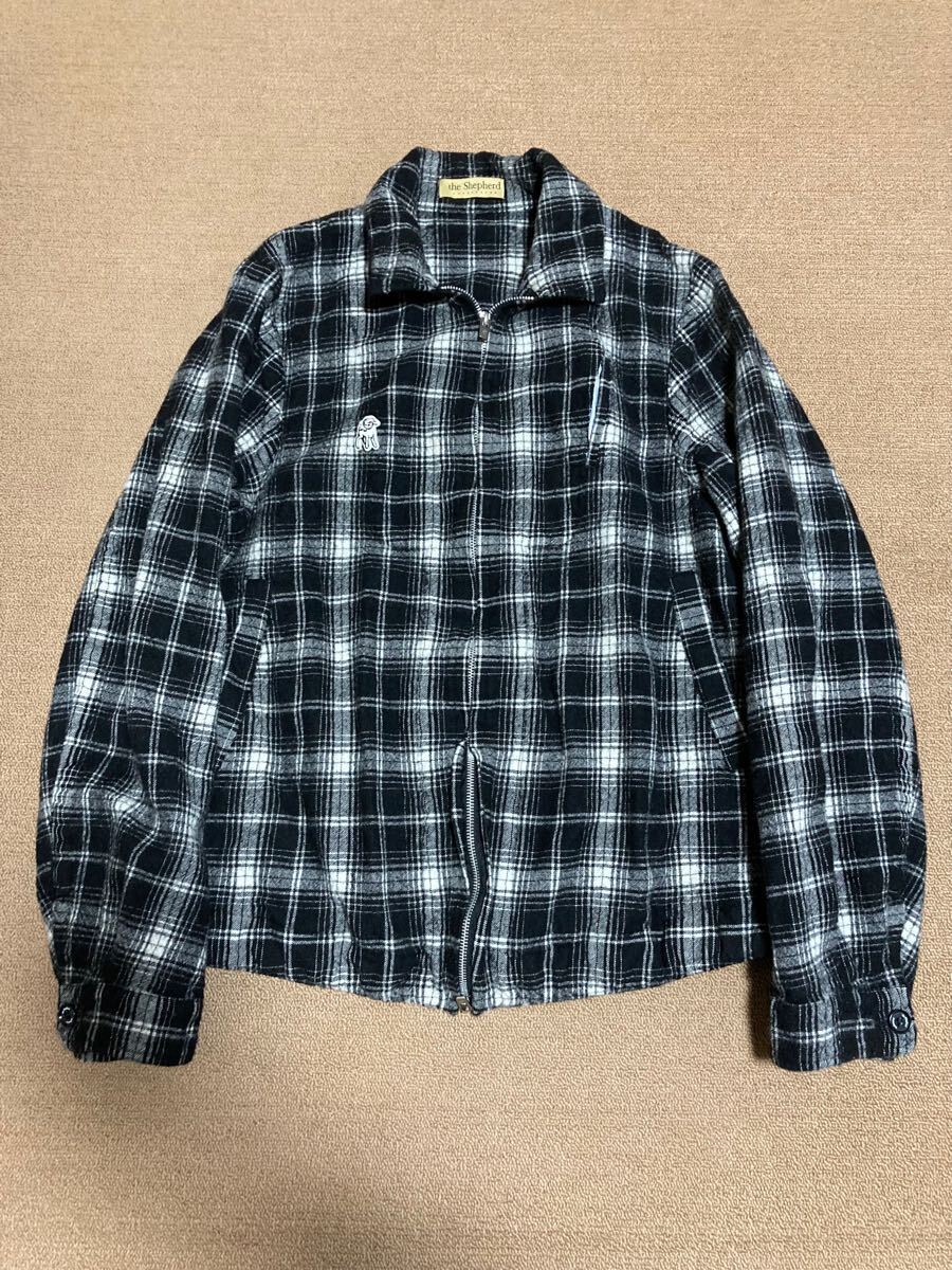 アンダーカバー シェパード 縮絨 ウールジャケット 4 ブルゾン チェック パッカリング shepherd jonio affa拍卖