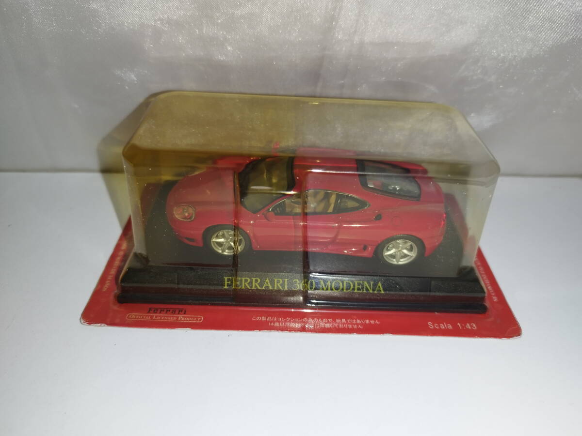 未開封品 フェラーリコレクション 1/43 フェラーリ 360 モデナ(レッド) 第1号付録拍卖