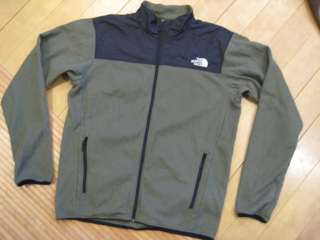 美品 ザ・ノースフェイス マウンテン バーサ マイクロ ジャケット フリース XXL ニュートープ カーキ 緑 NORTH FACE Mountain Versa拍卖