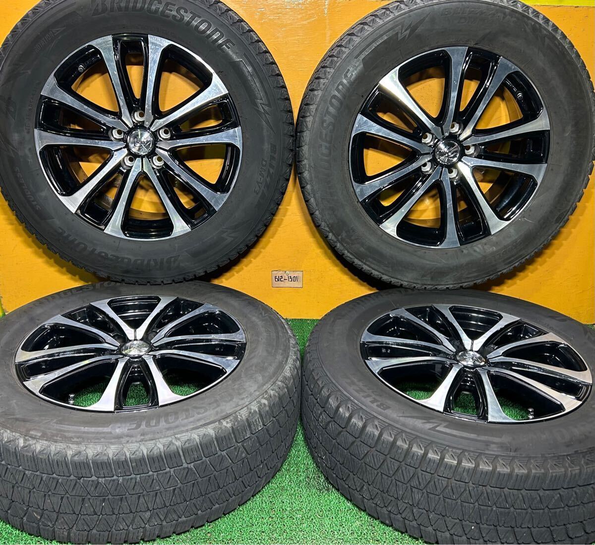 *冬用 225/65R17 102Q BRIDGESTONE BLIZZAK DM-V3 *CEREBRO【17×7.0J +48 PCD:114.3×5H ハブ径:73mm】CX-5, CX-8, エクストレイル等に拍卖