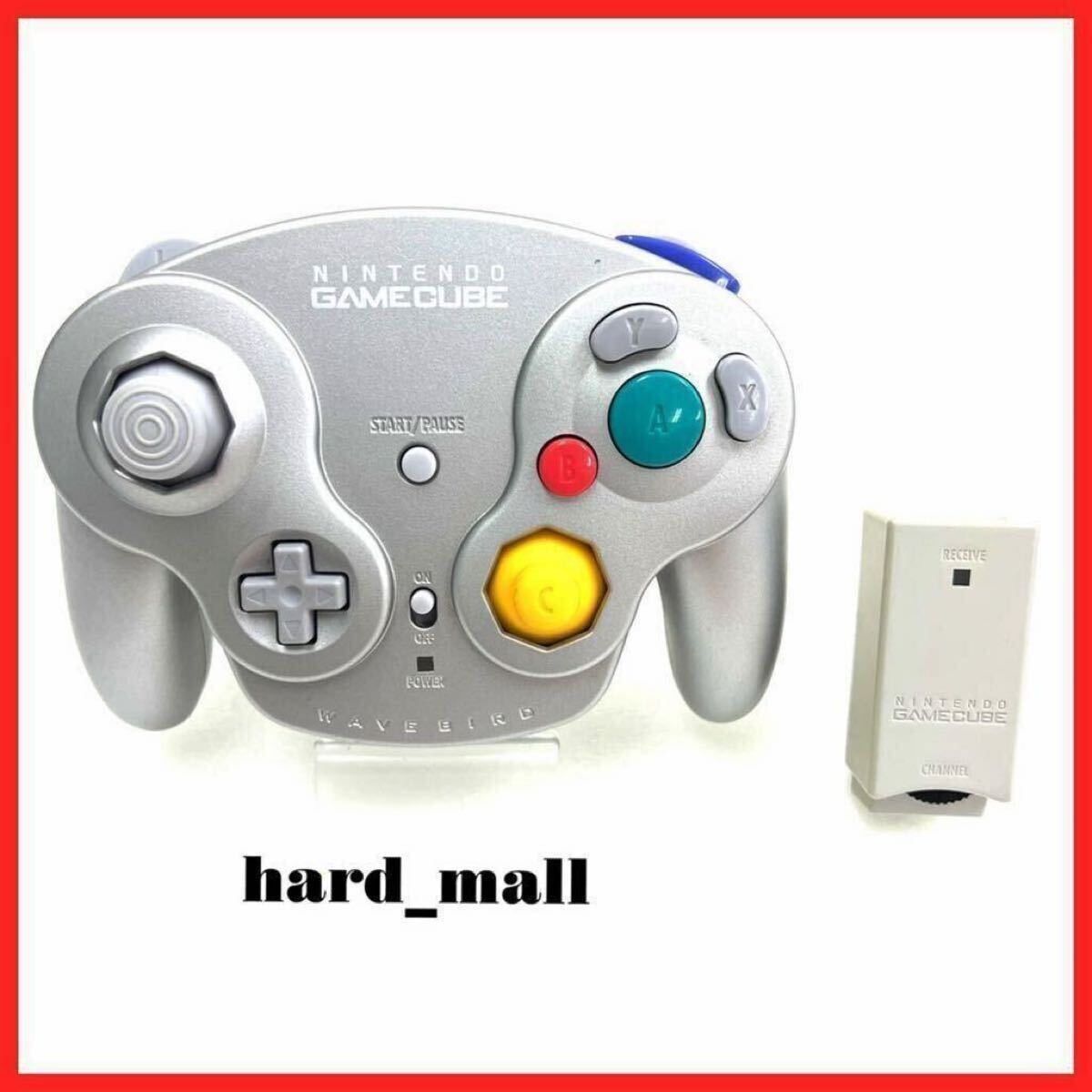 【希少品】ニンテンドー ゲームキューブ ウェーブバード DOL-004 & レシーバー DOL-005 任天堂 ワイヤレス コントローラー GC Wave Bird拍卖