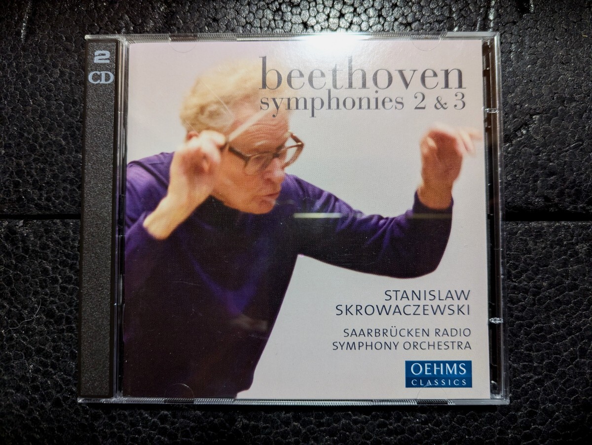 EU輸入盤/beethoven/交響曲第2番&第3番/『英雄』/スクロヴァチェフスキ&ザールブリュッケン放送響/2CD/Skrowaczewski拍卖