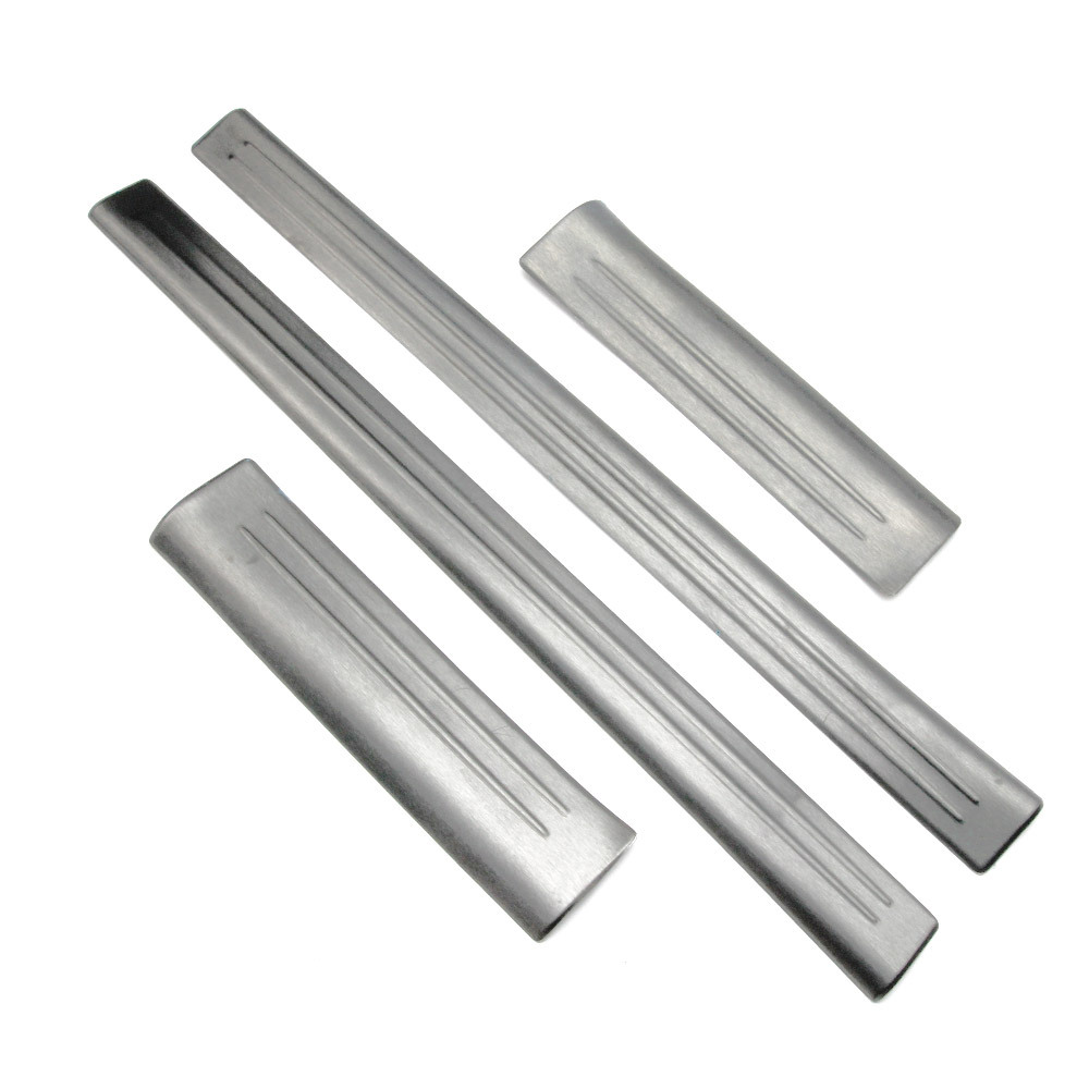 ホンダ 新型 ヴェゼル RV系 スカッフプレート サイドステップ ガーニッシュ 内側 ステンレス カスタム シルバー 4P@拍卖