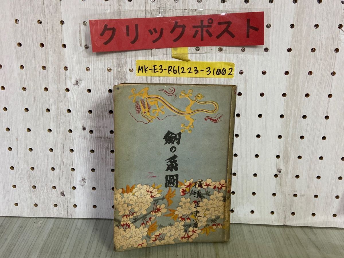 3-▲劔の系圖 剱の系図 横溝正史 昭和19年 1944年 初版 八紘社杉山書店 押印有 シミ多い拍卖