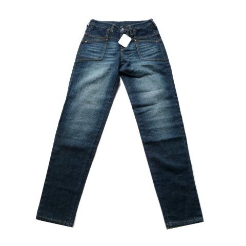 新品 n,n, レース使い デニム パンツ ウエスト58 SS XS 5号 7号 小さいサイズ 股下80 ジーンズ レディース Gパン拍卖