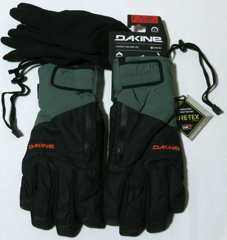 Dakine (ダカイン) TITAN レザー ゴアテックス グローブ Gore plus warm XLサイズ スキー スノボ Gore-tex拍卖