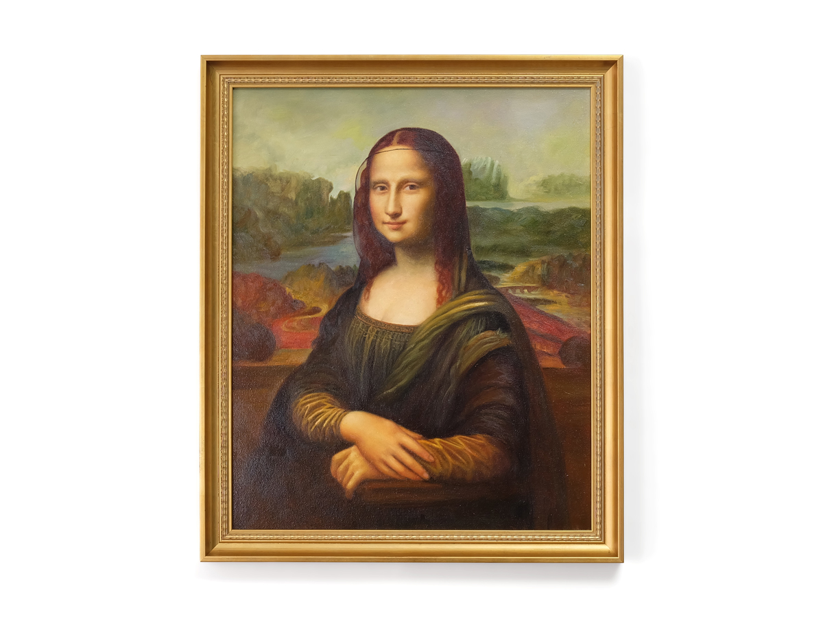 【一点物】 油彩 複製画 レオナルド・ダ・ヴィンチ 「モナ・リザ」 / 絵画A拍卖