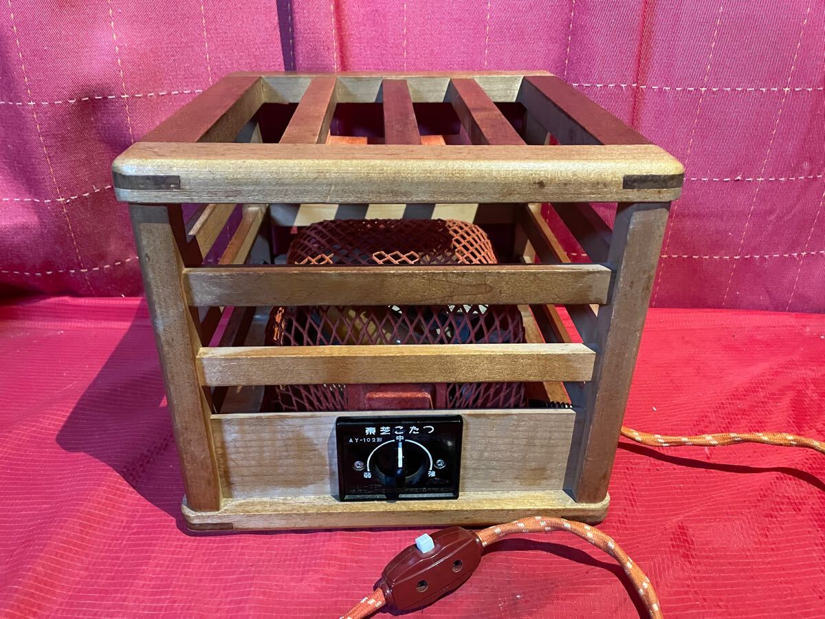 昭和レトロ やぐらこたつ コタツ 就寝用コタツ 東芝こたつ 暖房器具拍卖