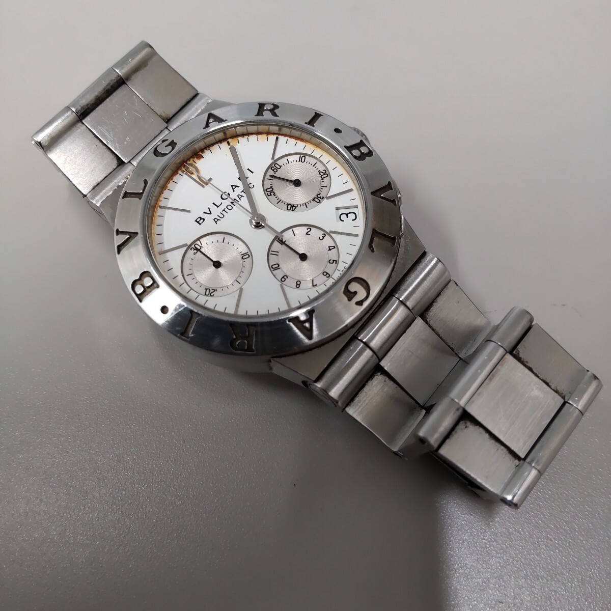 ★BVLGARI★腕時計★used★オーバーホール前 automatic 自動巻き★定価60万拍卖