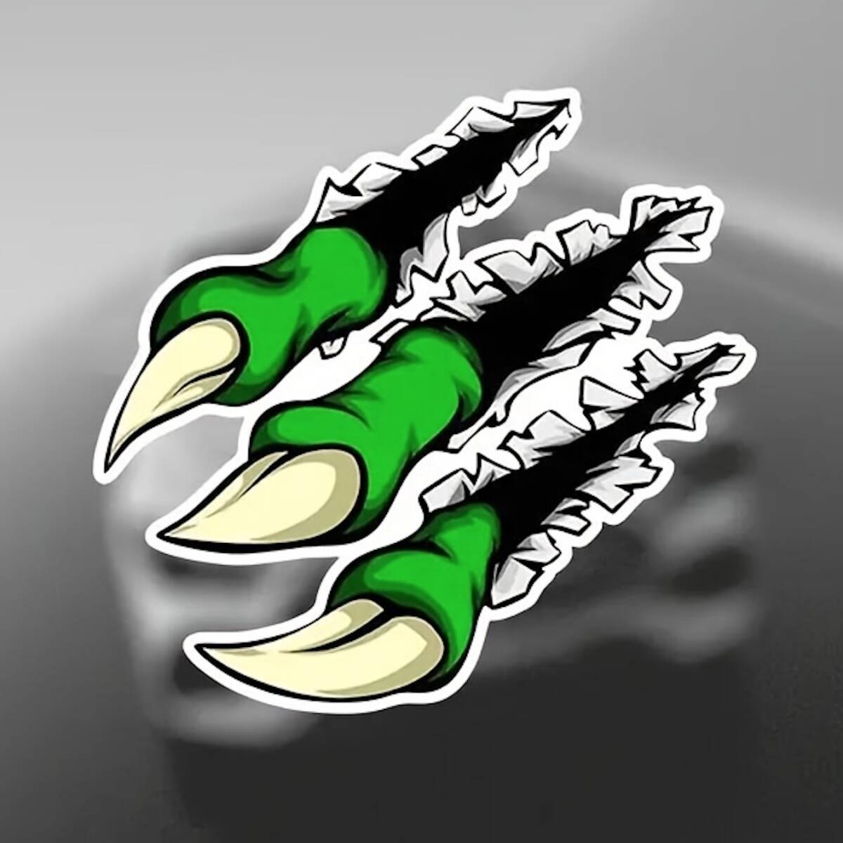 エンブレム おしゃれ モンスター 爪痕 ステッカー 立体 15cm ビニール 防水 ホラー こわい 車外 車用 ロゴ バイク 外装 シール t4137拍卖