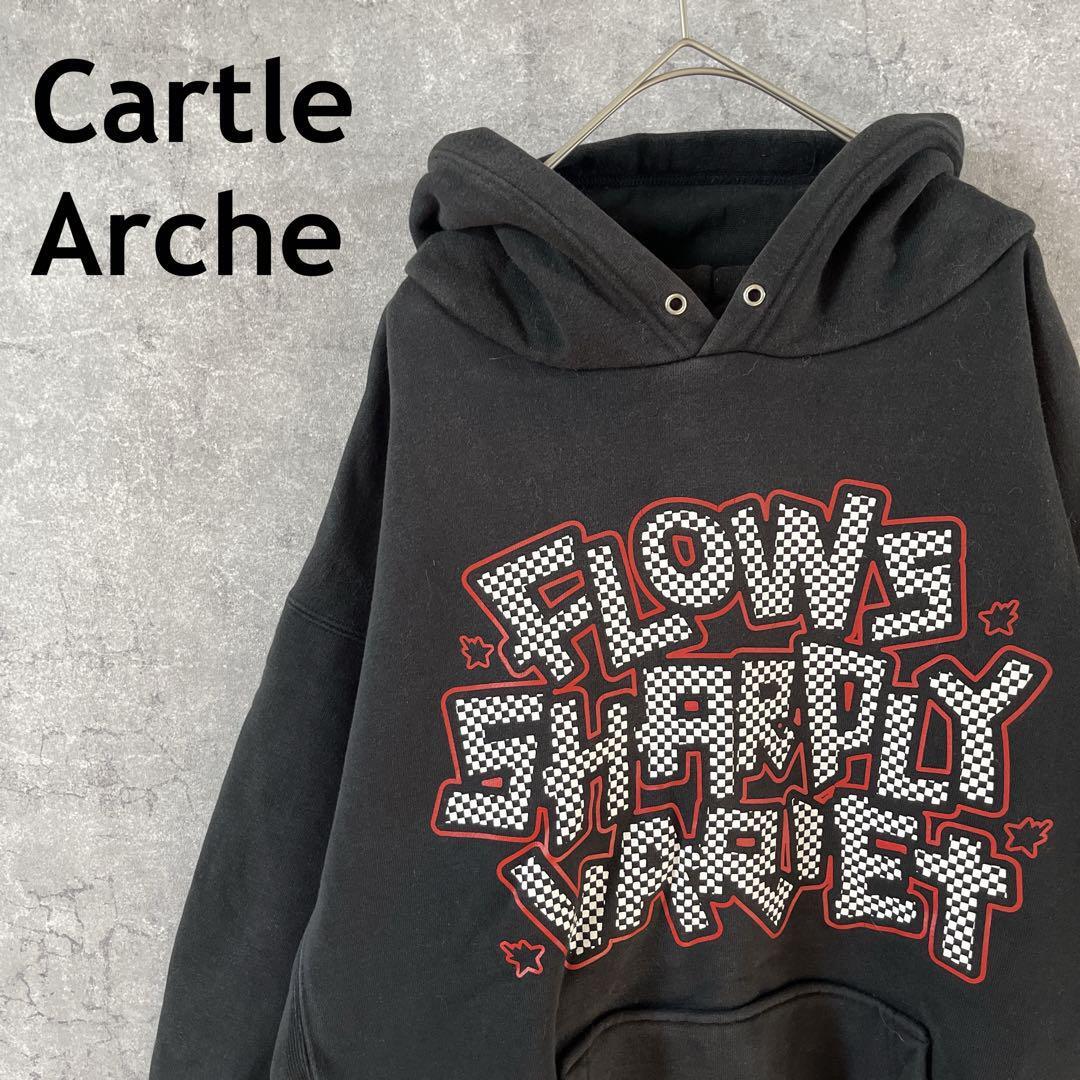 Cartle Archa スウェットパーカー オーバーサイズMメンズ 黒 B1拍卖