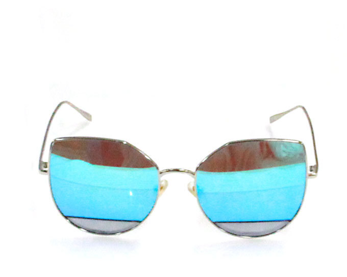 SUG-19 サングラス ミラ-レンズ メンズ レディース お買い得 1,100円 UVカット 紫外線対策 夏 アウトドア ドライブ ブル-mimosa拍卖