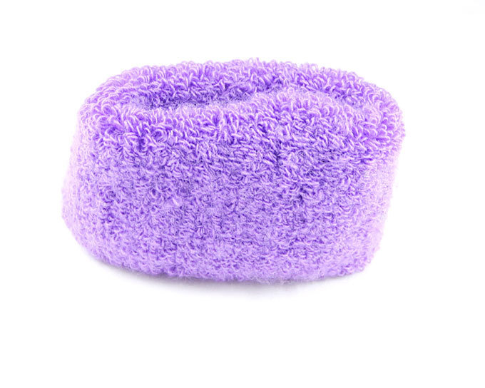 パイルヘアゴム 子供 キッズ お買い得 ヘアアクセ リング パイル生地 ヘアアレンジ ポイント消費 パープル mimosa拍卖