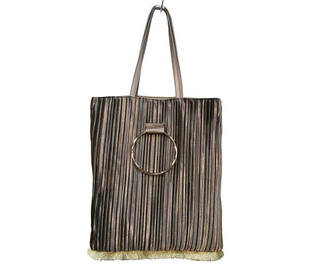 ショルダ-トート レディース 2WAY 巾着 ベロア グレ- A4拍卖