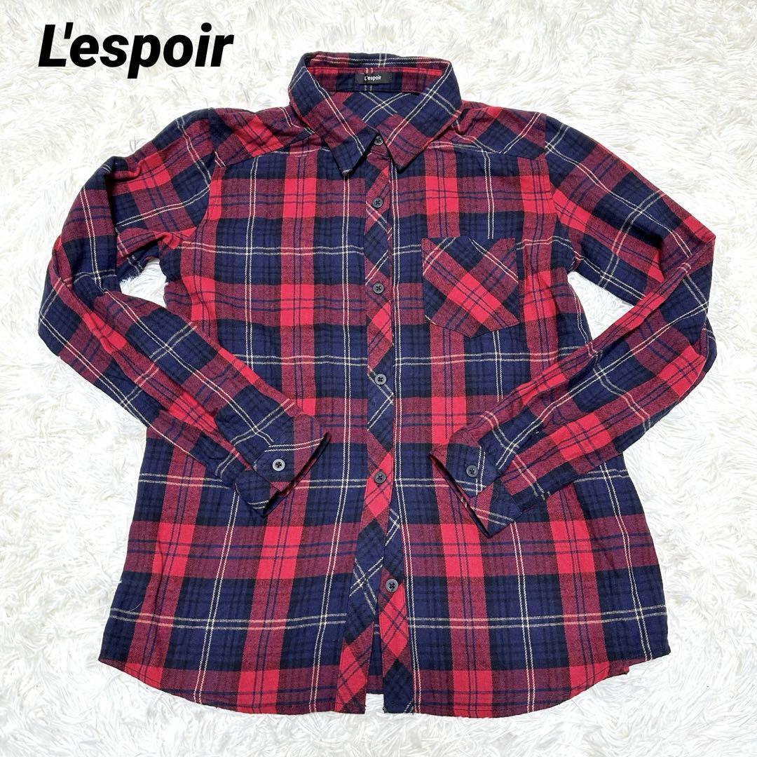 652【レスポワール】/L'espoir/しまむら/シャツ/長袖/L/レディース/女性拍卖