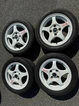 OZレーシング 185/55R15 15インチ 8JJ オフセット46 4穴 タイヤ ホイールセット 4本 【TA-1】カプチーノ AZ-1拍卖