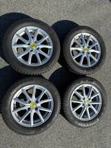 スタッドレス アルミタイヤ4本セット 社外 continental 185/60R15 5J PCD100 +39 アクア等 【TA-8】拍卖